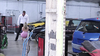 Busty slut Charlie Rae gets cumshots