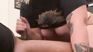 Chubby Blonde Helps BBC