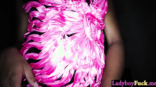 Big dick ladyboy enjoys deep anal sex