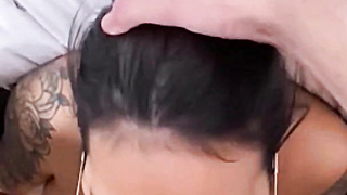 Big Tits Babe Gets Huge Facial