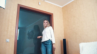 Russian Porn Girl Hot Blonde Fit Body Enjoys Cock