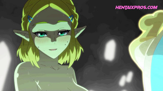 Elves Get Nasty While Bathing HENTAI UNCENSORED