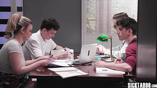 Heather Honey gangbang with classmates