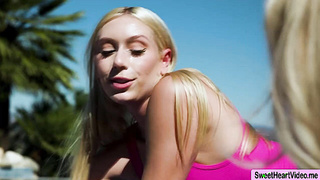 Beautiful Kay Lovely licks SlimThick Vics pussy