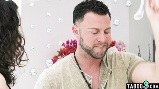 Housewife creampied in front of husband