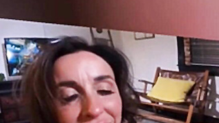 Busty MILF Fucked by Two Boys