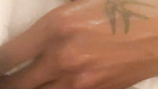 Black OF Model Flashes Vagina And Big Tits