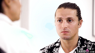 School nurse helps student with a boner