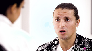 School nurse helps student with a boner