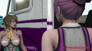 XXX Flight Check ⋗ BBC HARDCORE ⋗ 3D HENTAI Threesome