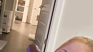 College Blonde Sucks Her First BBC