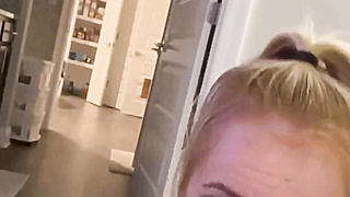 College Blonde Sucks Her First BBC