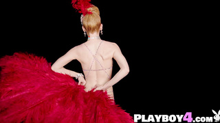 Latina Calypso Muse posing in lingerie