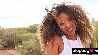 Pierced latina reveals her sexy tattoos