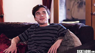 Hot teen used stepbrothers best friend