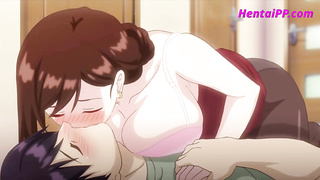 Showtime With Horny Stepmom - Hentai