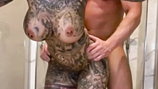 Big Tits Tattooed Blonde