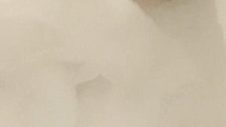 Ebony Hooker Shows Boobs In The Tub