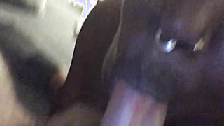 Black Girl Deepthroats Little Penis