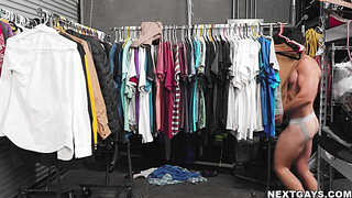 Steamy Stepbros Dallas and Nico in a sizzling sex scene