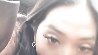 Asian Beauty Sucks BBC in His Car