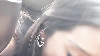 Asian Beauty Sucks BBC in His Car
