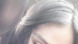 Asian Beauty Sucks BBC in His Car