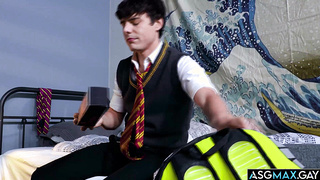 Asher finds himself enjoying masturbating