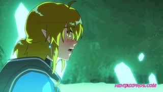 Sexy Blonde ELF Bathing and Fucking HENTAI UNCENSORED