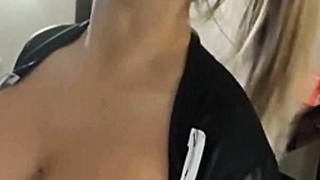 Busty Blonde MILF Sucking Like a Pro