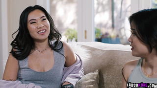 Lulu Chu turned on by the BDSM style sex video she saw