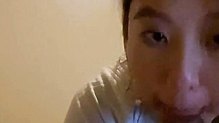 Pretty Asian Teen Sucks Black Cock