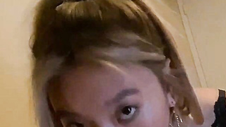 Pretty Asian Teen Sucks Black Cock