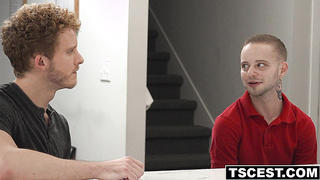 FTM boy Asher James' oozy slit coated in thick cream!