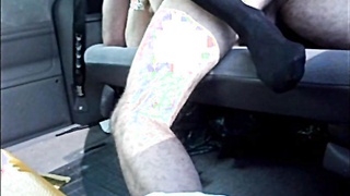 FUCKING ON BACKSEAT VAN