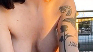 He Couldn't Last a Minute with This Beautiful Brunette