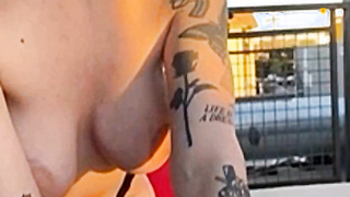 He Couldn't Last a Minute with This Beautiful Brunette