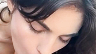 He Couldn't Last a Minute with This Beautiful Brunette