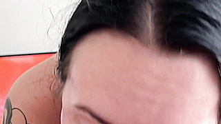 Cheating Girlfriend Gets Facial