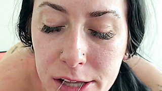 Cheating Girlfriend Gets Facial