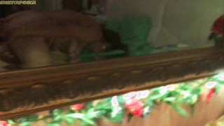 Asian GILF Spreading Pussy and Asshole Getting Cumblast on Back