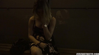 Czech Streets 112 Pregnant lady in [censored]