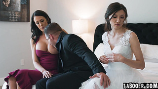 Nathan alternately bangs wife and stepmom