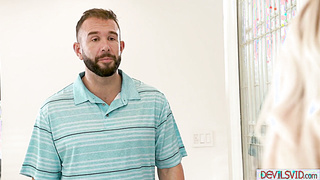 Teen babysitter teasing boss to fuck her