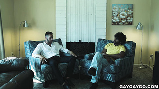 Carter Woods slobbers and stuff Tony's juicy hole