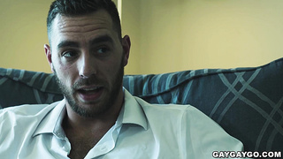 Carter Woods slobbers and stuff Tony's juicy hole