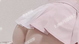 4427 rabbyjay 커플 온리팬스 보지에 주사기로 젤 넣고 딜도 자위 텔레 UB892