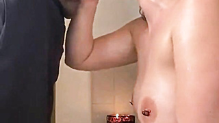 Big Tits Babe Swallows BBC