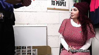 Fucking big tit milf suspect on action cam