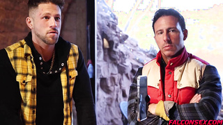 Reeses bareback cock while jerking off his own big dick